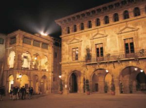 Das Poble Espanyol vereinigt Architekturstile Spaniens an einem Ort