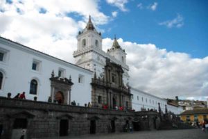 Imposantes Gebäude in Quito