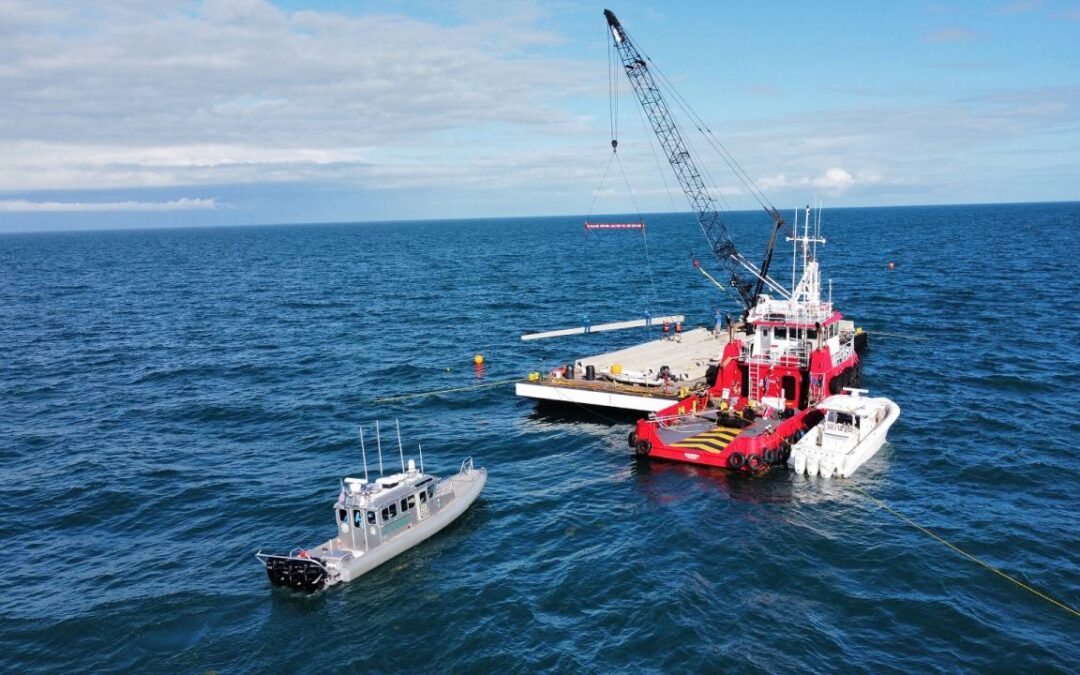 Künstliche Riffe aus alten Strommasten vor Key West